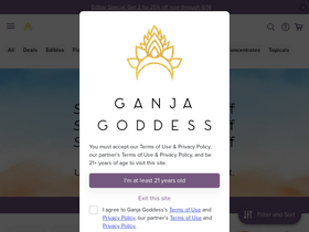 'goddessdelivers.com' screenshot