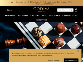 'godiva.com' screenshot