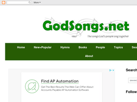 'godsongs.net' screenshot