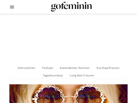 'gofeminin.de' screenshot