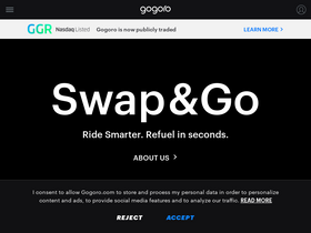 'gogoro.com' screenshot