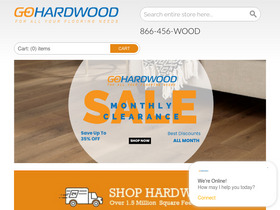 'gohardwood.com' screenshot