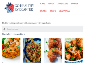 'gohealthyeverafter.com' screenshot