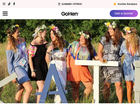 'gohen.com' screenshot