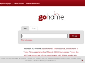 'gohome.it' screenshot