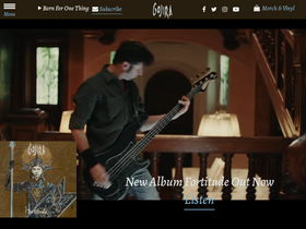 'gojira-music.com' screenshot
