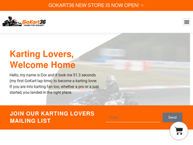 'gokart36.com' screenshot