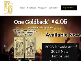 'goldback.com' screenshot