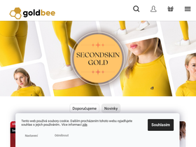 'goldbee.cz' screenshot