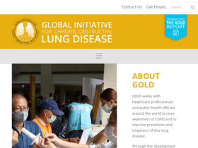 'goldcopd.org' screenshot