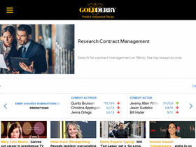 'goldderby.com' screenshot