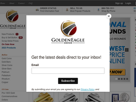 'goldeneaglecoin.com' screenshot