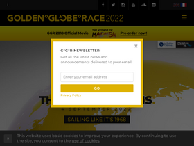 'goldengloberace.com' screenshot