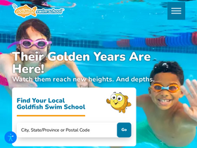 'goldfishswimschool.com' screenshot