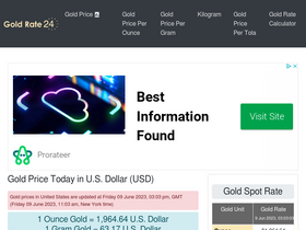 'goldrate24.com' screenshot