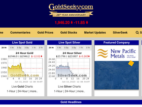 'goldseek.com' screenshot