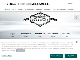 'goldwell.com' screenshot