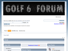 'golf6forum.fr' screenshot