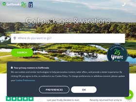 'golfbreaks.com' screenshot