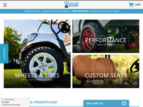 'golfcartking.com' screenshot