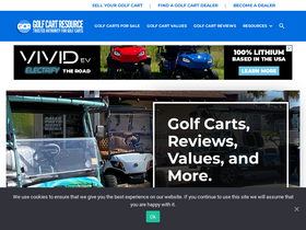 'golfcartresource.com' screenshot