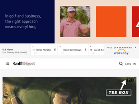'golfdigest.com' screenshot