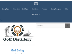 'golfdistillery.com' screenshot