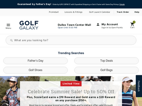 'golfgalaxy.com' screenshot