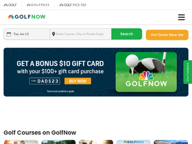 'golfnow.com' screenshot
