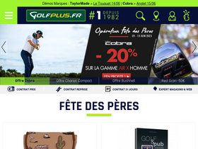 'golfplus.fr' screenshot