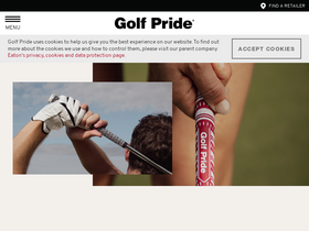 'golfpride.com' screenshot