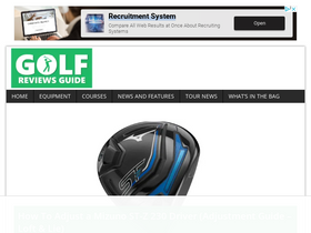 'golfreviewsguide.com' screenshot