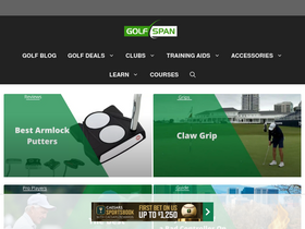 'golfspan.com' screenshot