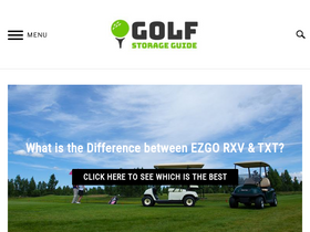 'golfstorageguide.com' screenshot