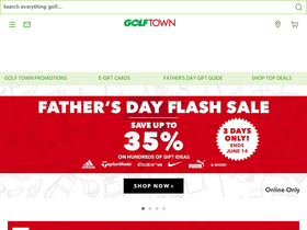 'golftown.com' screenshot