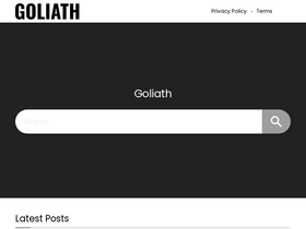 'goliath.com' screenshot