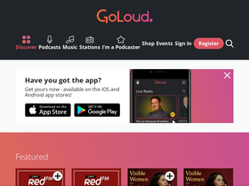 'goloudnow.com' screenshot
