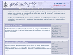 'good-music-guide.com' screenshot