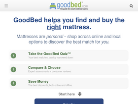 'goodbed.com' screenshot