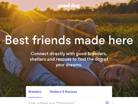 'gooddog.com' screenshot