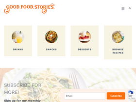 'goodfoodstories.com' screenshot