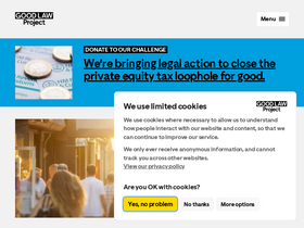'goodlawproject.org' screenshot
