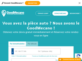 'goodmecano.com' screenshot