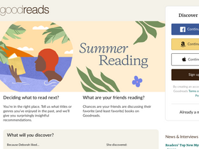 'goodreads.com' screenshot