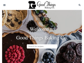 'goodthingsbaking.com' screenshot
