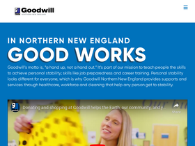 'goodwillnne.org' screenshot