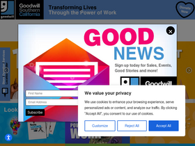 'goodwillsocal.org' screenshot
