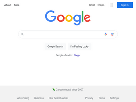 'google.al' screenshot
