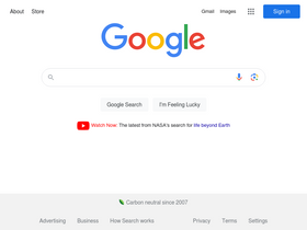 'google.com' screenshot