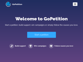 'gopetition.com' screenshot